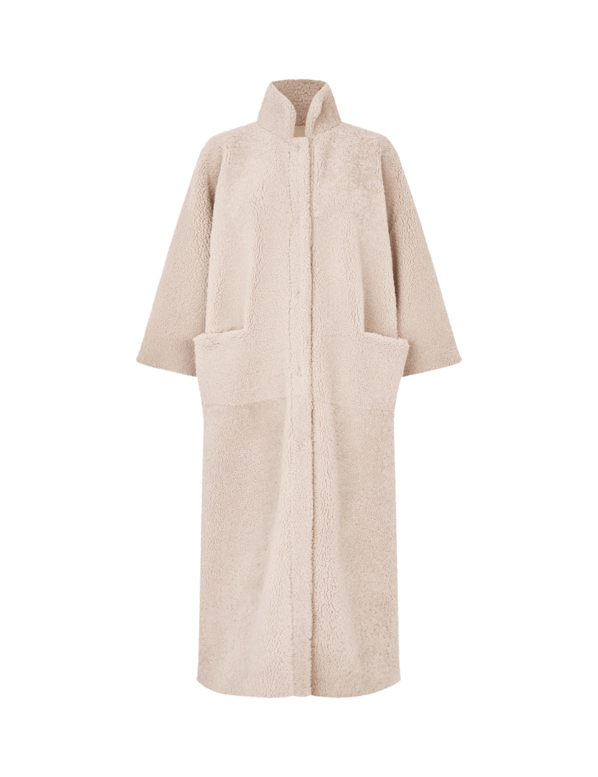 KATE LONG - K-66 Beige Curly Suede